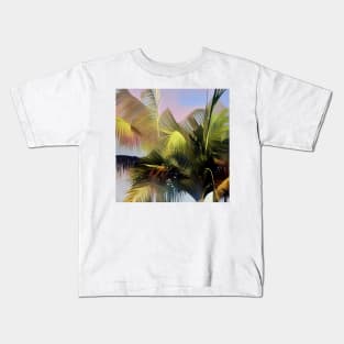 Palm Tree Abstract Kids T-Shirt